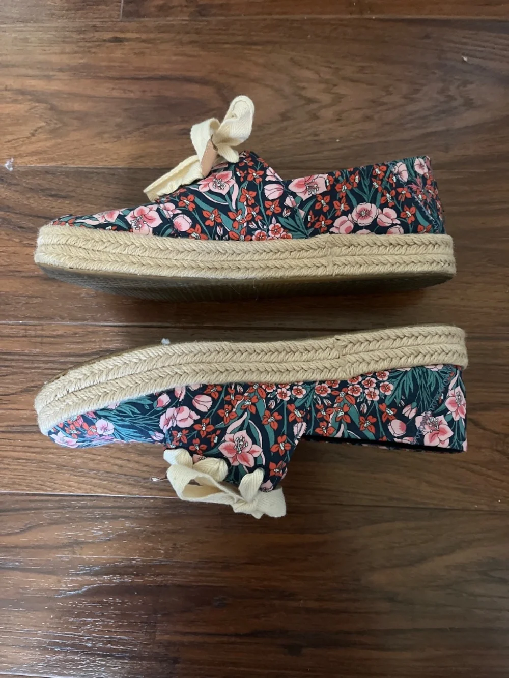 TOMS floral espadrilles